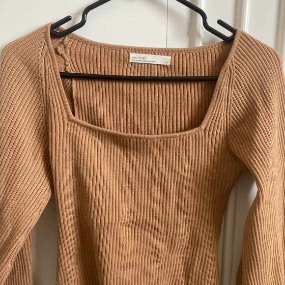 Oak + Fort Squareneck Sweater - Picture 2 of 5